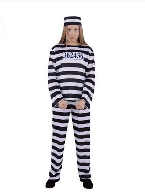 Kids Jailbird Costume